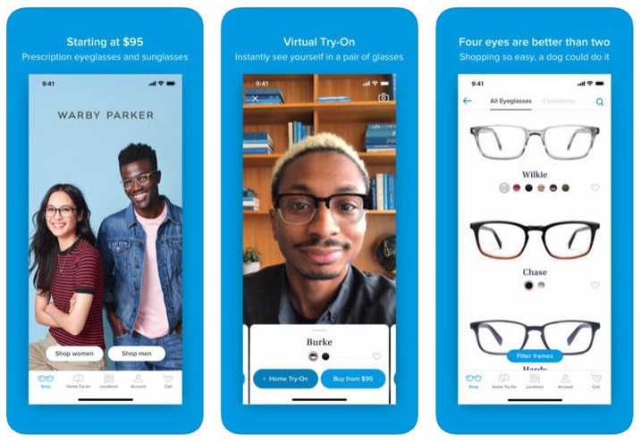 کاربرد واقعیت افزوده در خرید عینک و تست آنلاین عینک روی چهره